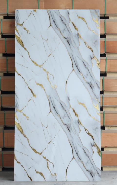 1220*2600*3MM SPC Wall Panel UV Marble Sheet For House Decoration best